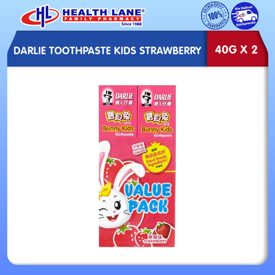 DARLIE UBAT GIGIKANAK-KANAKS STRAWBERI (40Gx2)